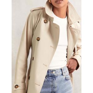 REISS Azura Petite Hooded Insert Trench Coat